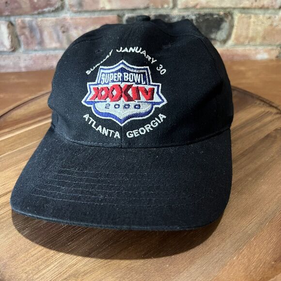 Vintage Super Bowl Hat Cap SnapBack Adjustable Mens NFL Football Logo 7 2000 Y2K - Picture 1 of 16
